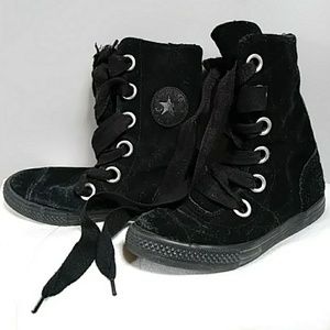 7.5 Converse Leather Midcalf